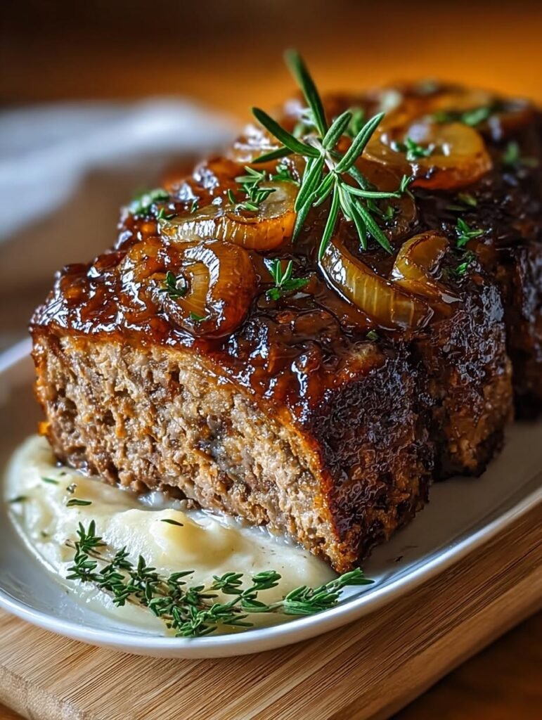 French Onion Meatloaf