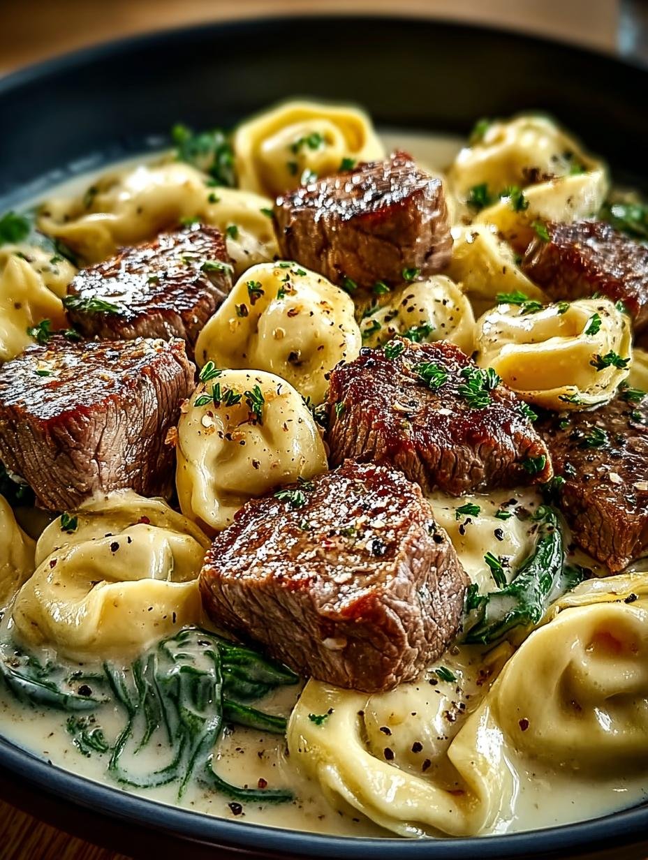 Garlic Steak Tortellini: 7 Reasons to Love This Dish - Garlic Steak Tortellini - main visual representation