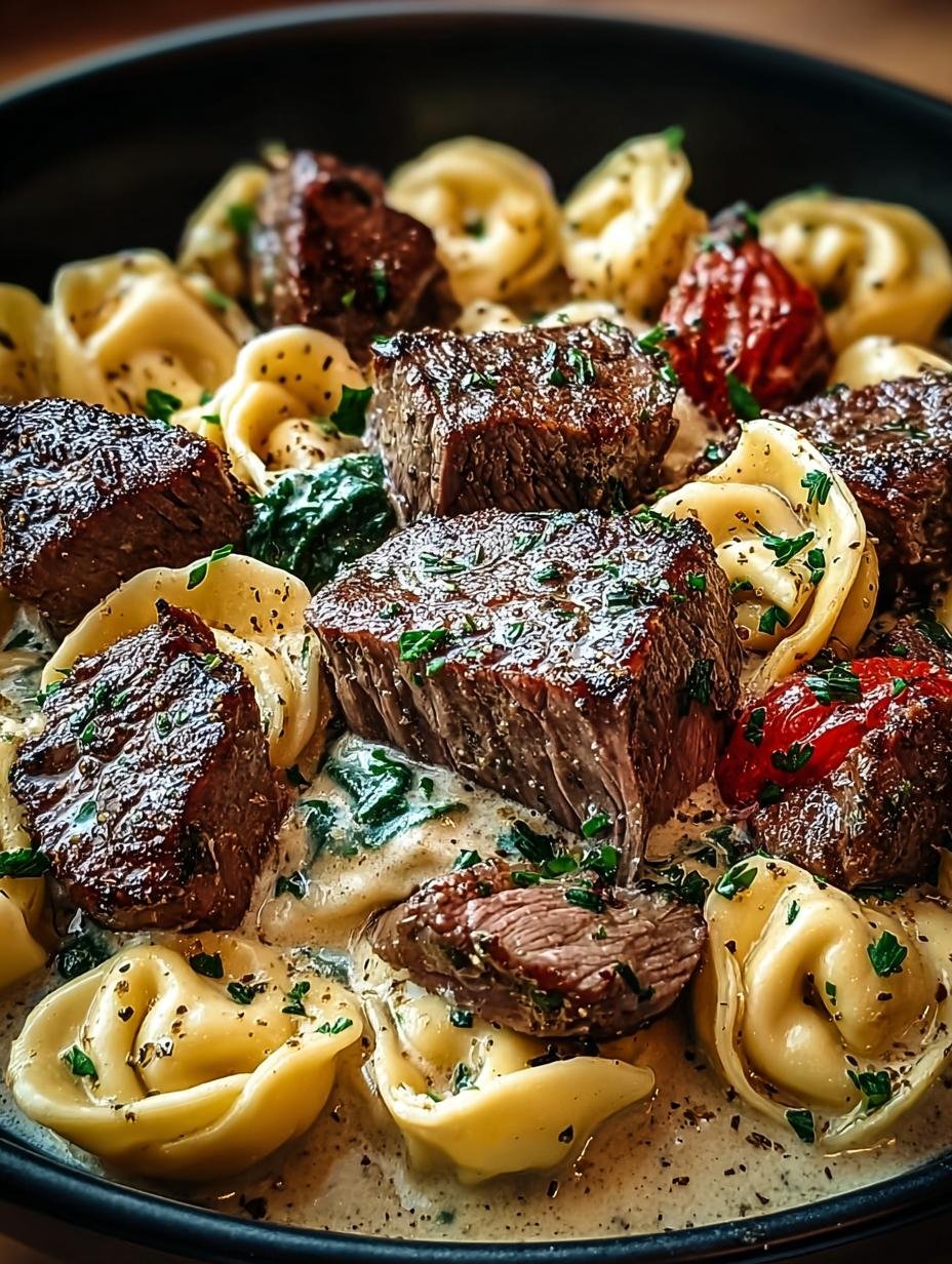 Garlic Steak Tortellini