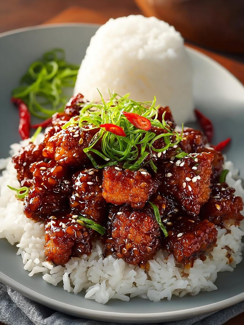 Irresistible General Tsos Chicken: A Flavorful Delight - General Tsos Chicken - main visual representation