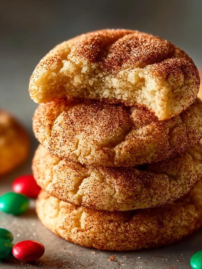 Gluten Free Christmas Snickerdoodles