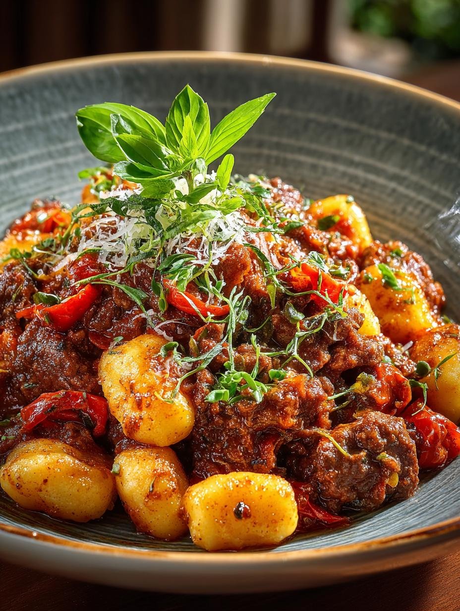 Delicious Gnocchi with Meat Sauce Recipe for Comfort - Gnocchi with Meat Sauce - additional detail