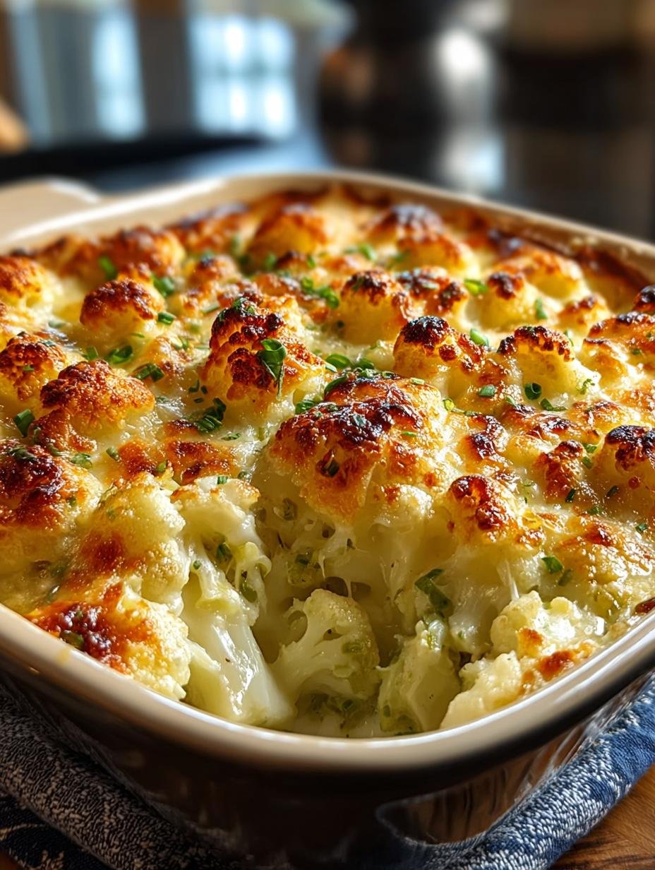 Green Chile Cauliflower Casserole