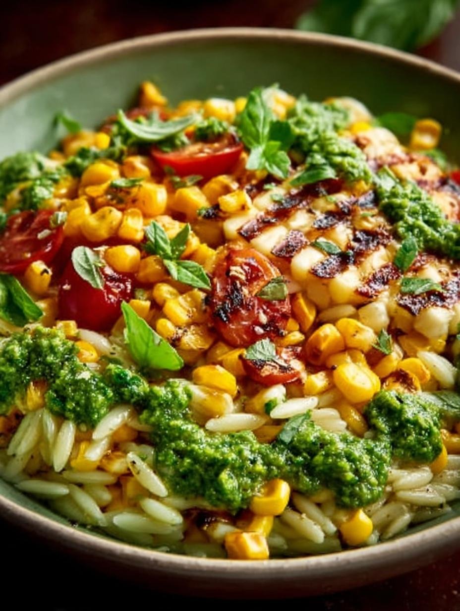 Grilled Corn Orzo Salad: 7 Reasons to Love This Dish - Grilled Corn Orzo Salad - additional detail