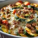 Ground Turkey Zucchini Casserole