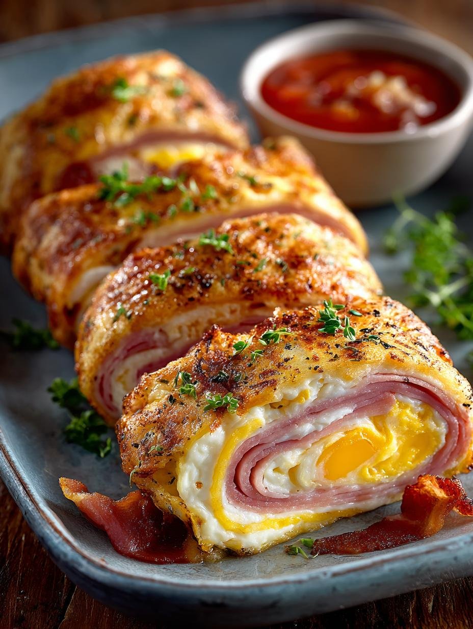 Delicious Ham Egg Cheese Roll for Busy Mornings - Ham Egg Cheese Roll - main visual representation