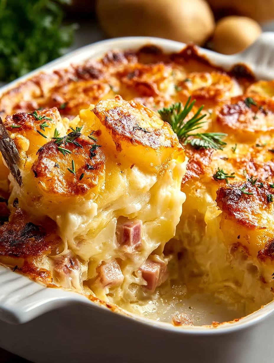 Easy Ham Potato Casserole: 6 Cozy Family Meals - Ham Potato Casserole - additional detail