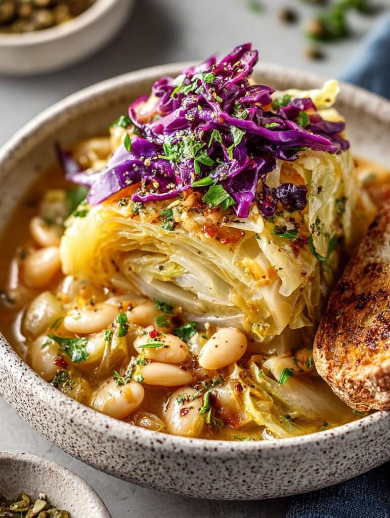 Hearty White Bean Cabbage