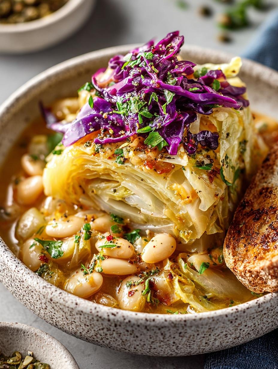 Hearty White Bean Cabbage