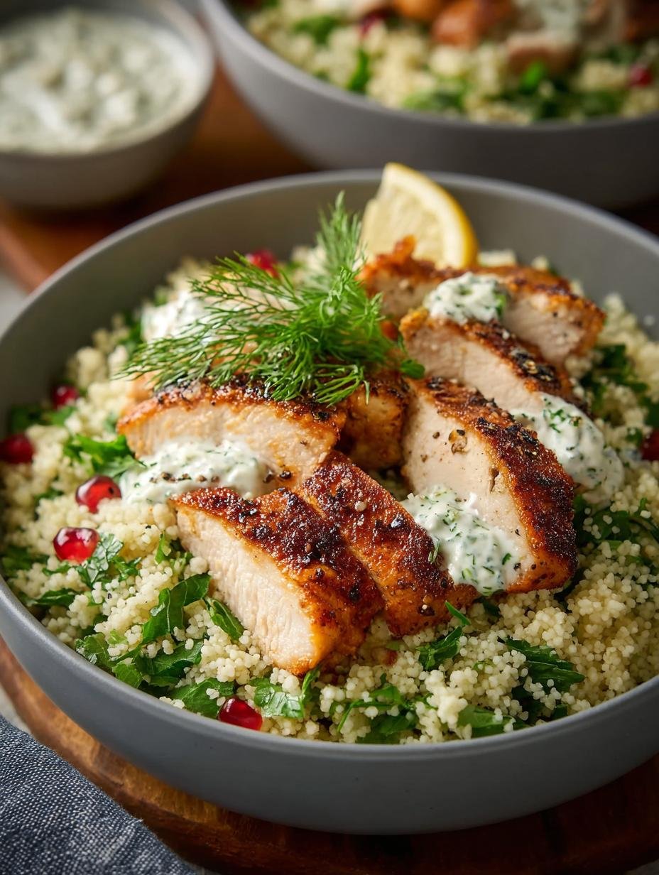 Herbed Chicken Couscous Bowls