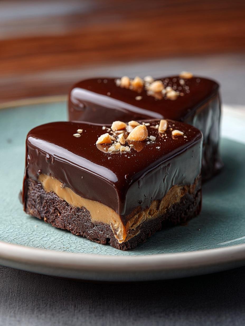 High Protein Chocolate Peanut Butter Crunch Hearts Recipe - High Protein Chocolate Peanut - main visual representation