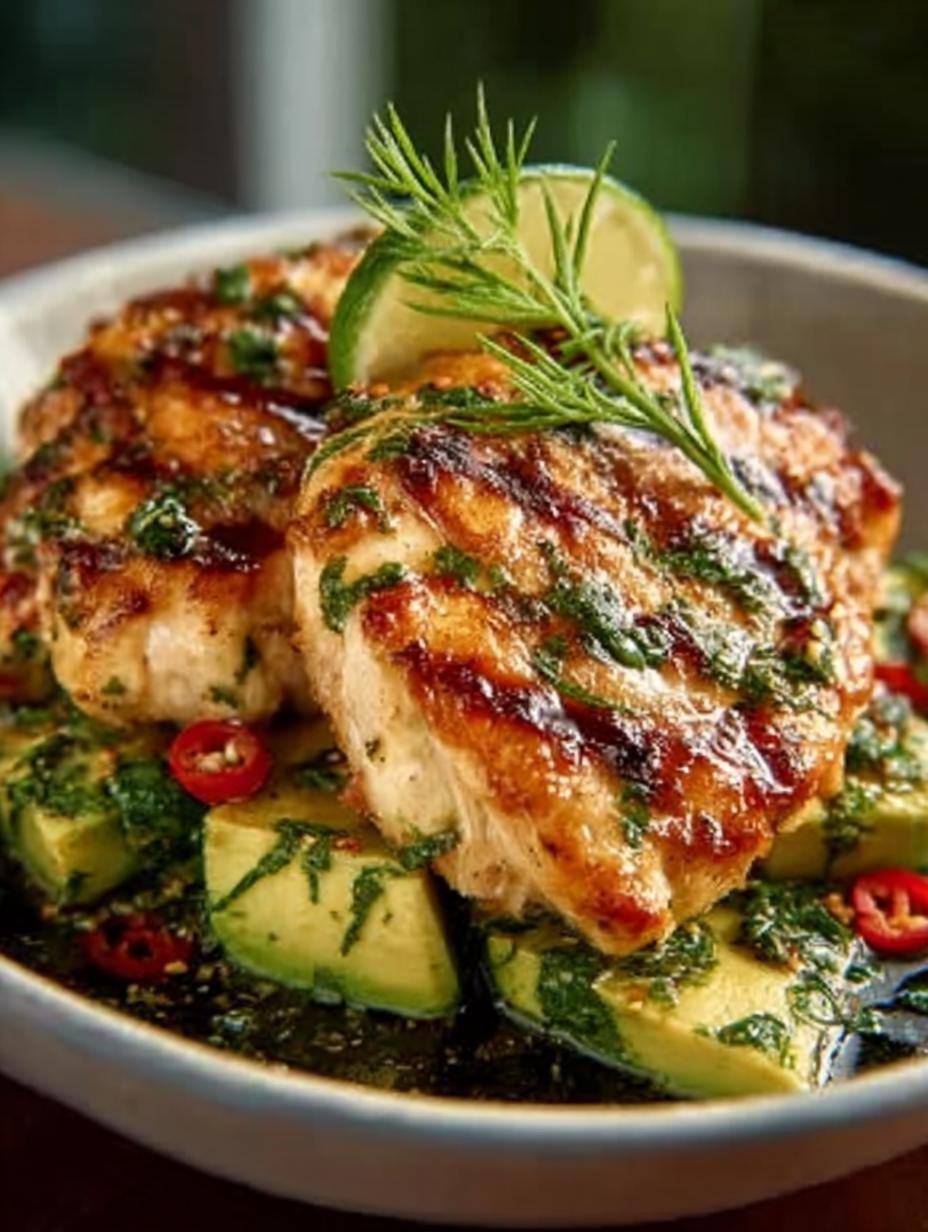 Honey Lime Chicken Avocado
