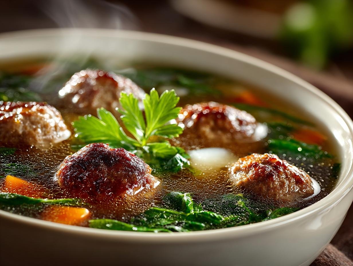 Italian Meatball Soup: 7 Steps to Comforting Perfection - Italian Meatball Soup - main visual representation