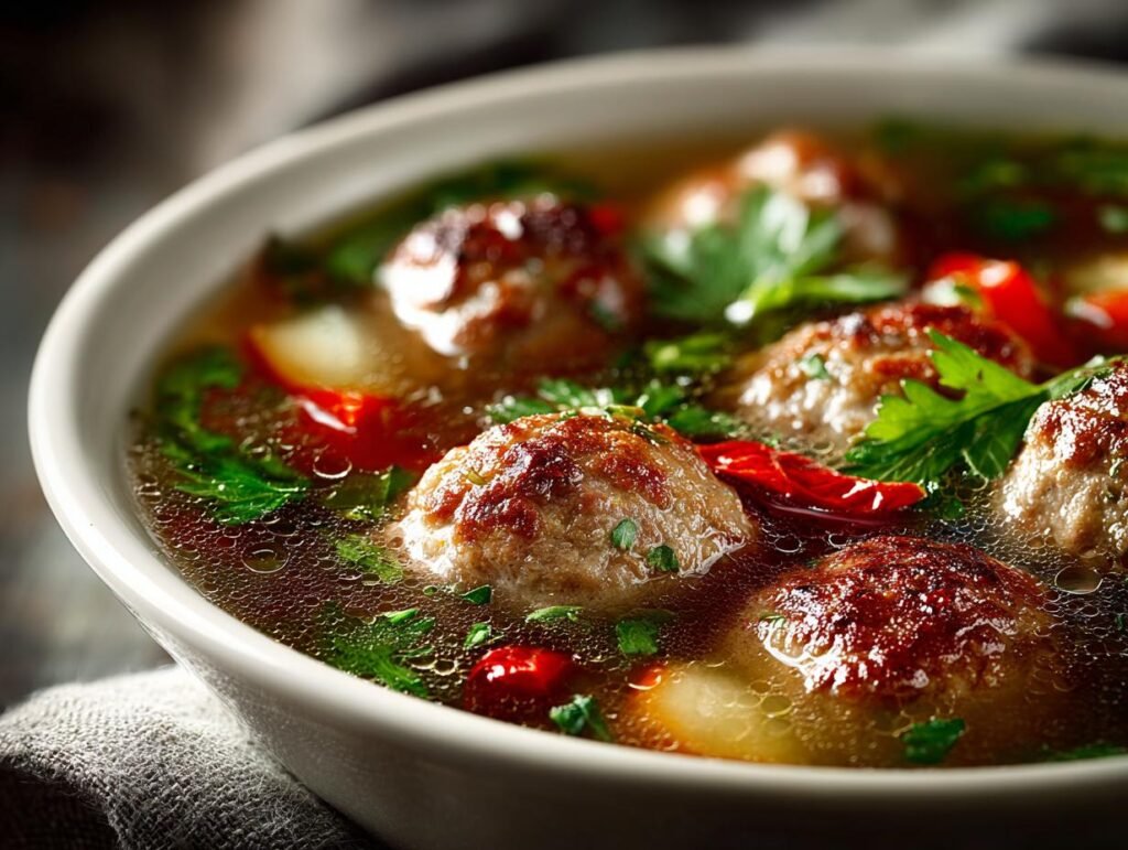 Italian Meatball Soup