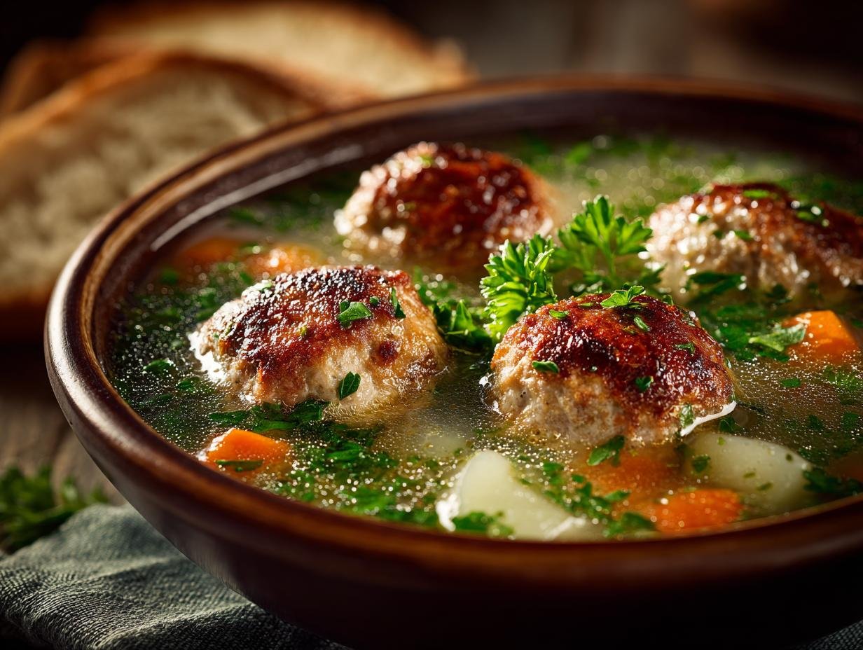 Italian Meatball Soup: 7 Steps to Comforting Perfection - Italian Meatball Soup - additional detail