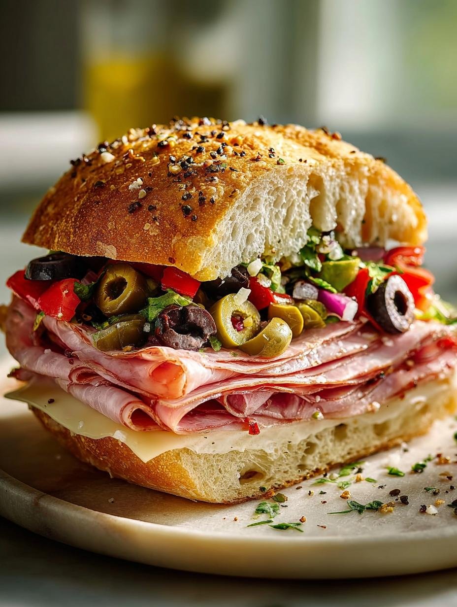 Italian Muffuletta Sandwich You'll Adore in 30 Minutes - Italian Muffuletta Sandwich Youll - main visual representation