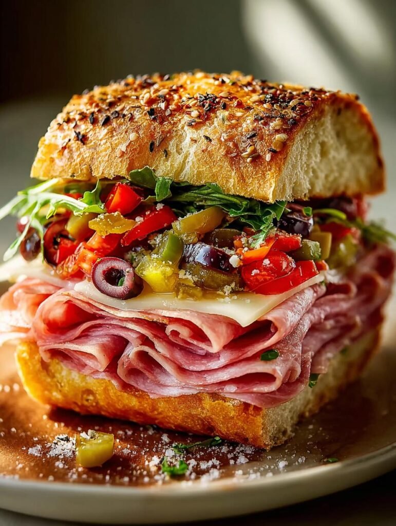 Italian Muffuletta Sandwich Youll