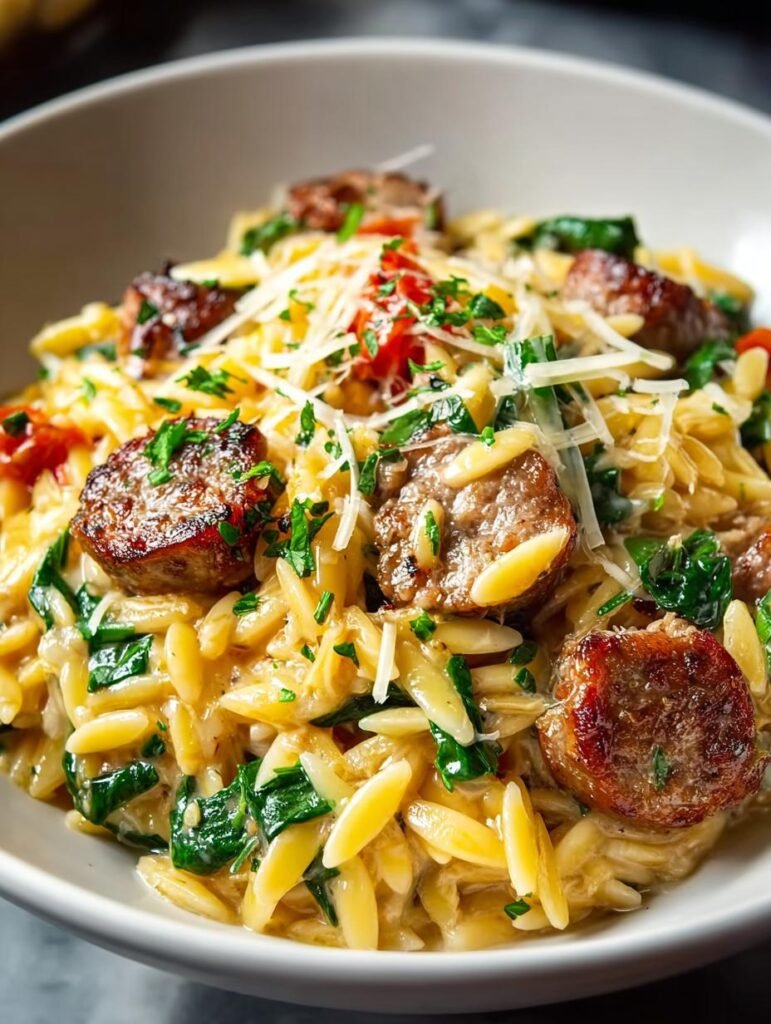Italian Sausage Orzo