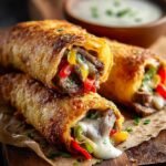 Keto Philly Cheesesteak Rolls