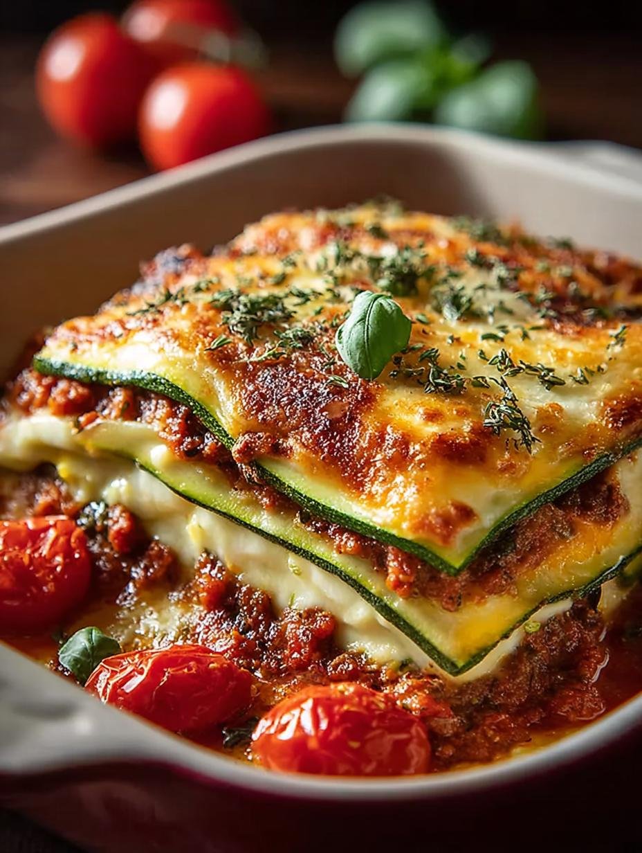 Keto Zucchini Lasagna