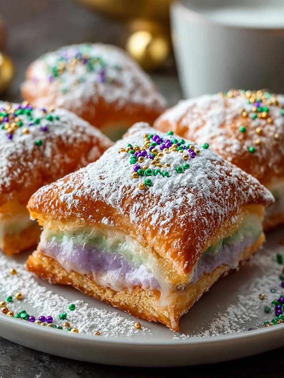 Irresistible King Cake Bites for Mardi Gras Joy - King Cake Bites - additional detail