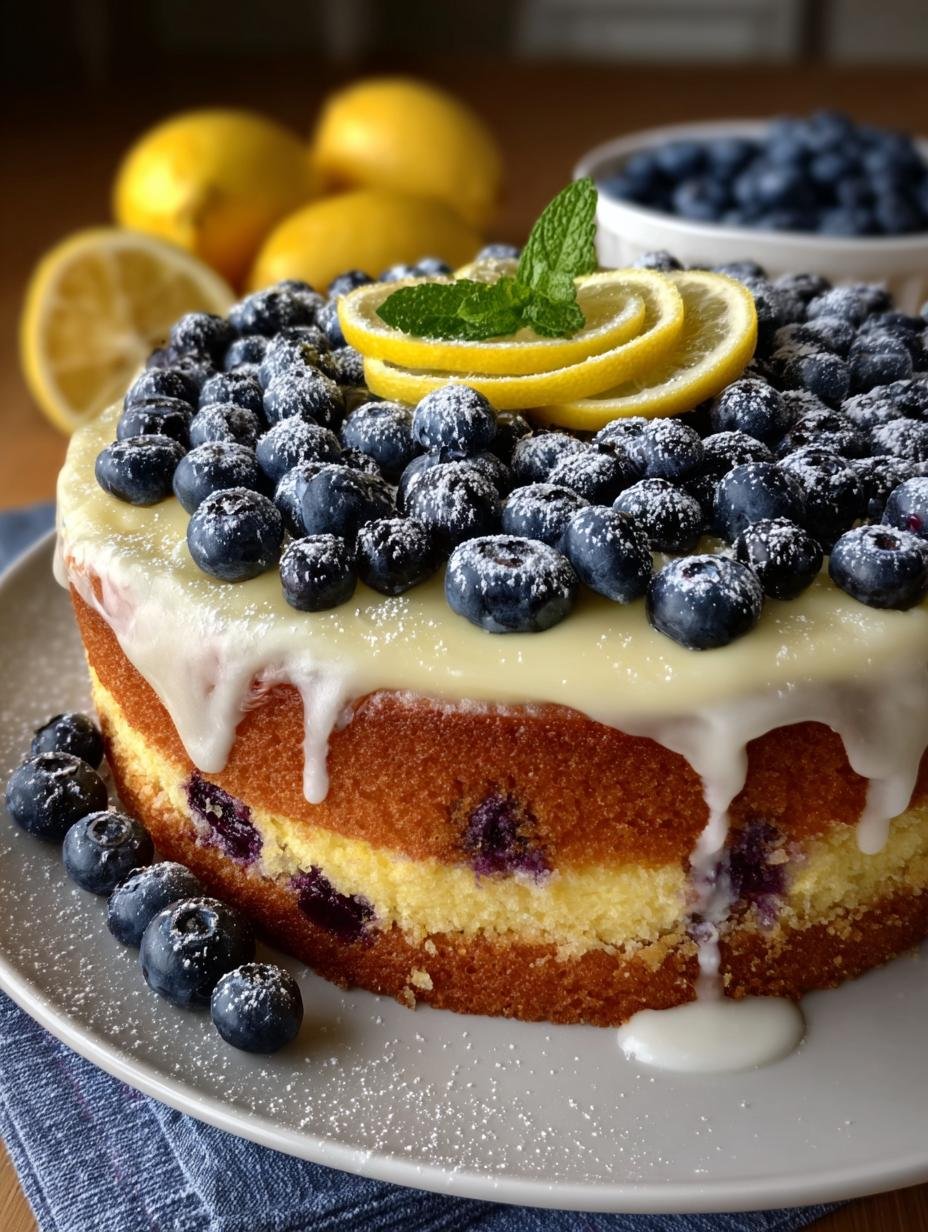 Lemon Blueberry Cake: 7 Reasons to Love This Moist Delight - Lemon Blueberry Cake - main visual representation