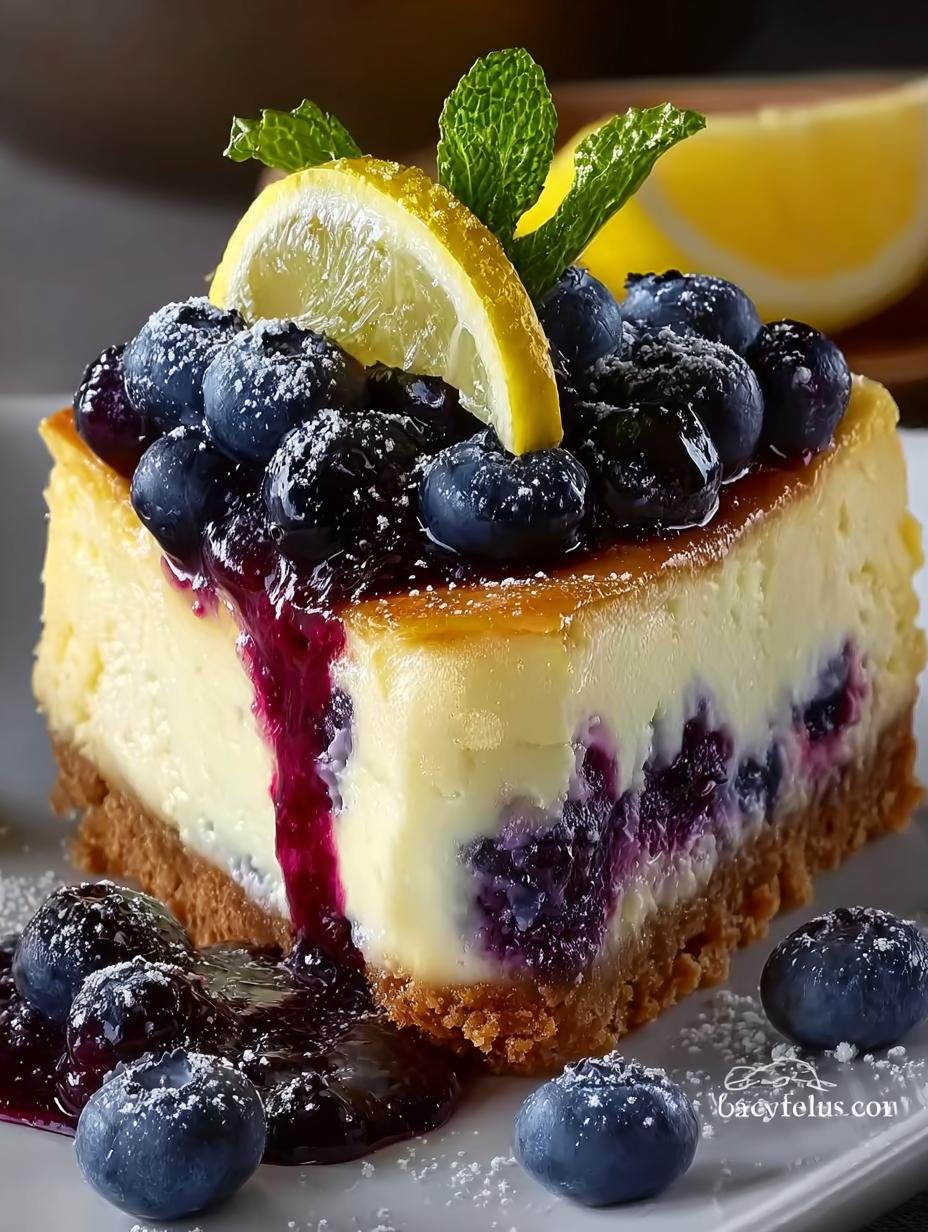 Lemon Blueberry Cheesecake Magic: 7 Reasons to Indulge - Lemon Blueberry Cheesecake Magic - main visual representation