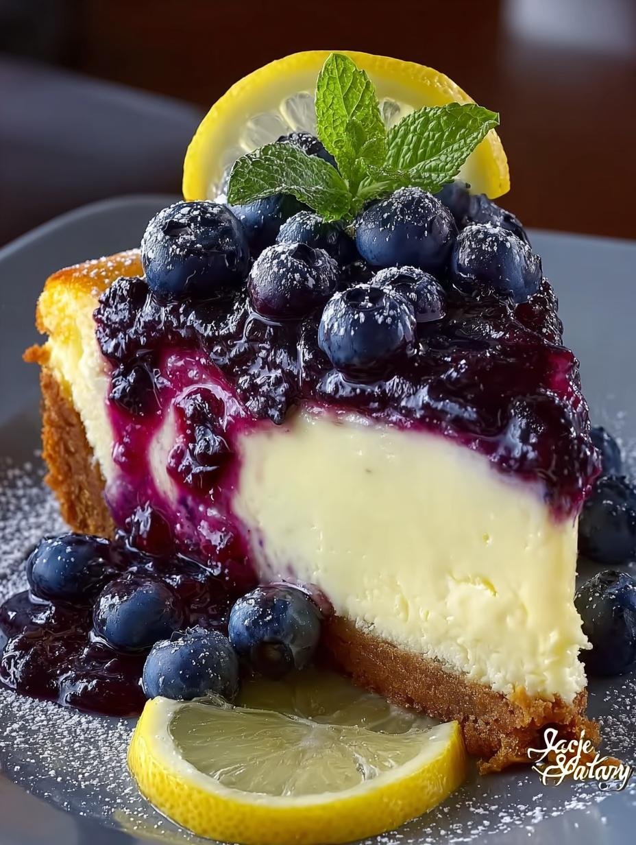 Lemon Blueberry Cheesecake Magic: 7 Reasons to Indulge - Lemon Blueberry Cheesecake Magic - additional detail
