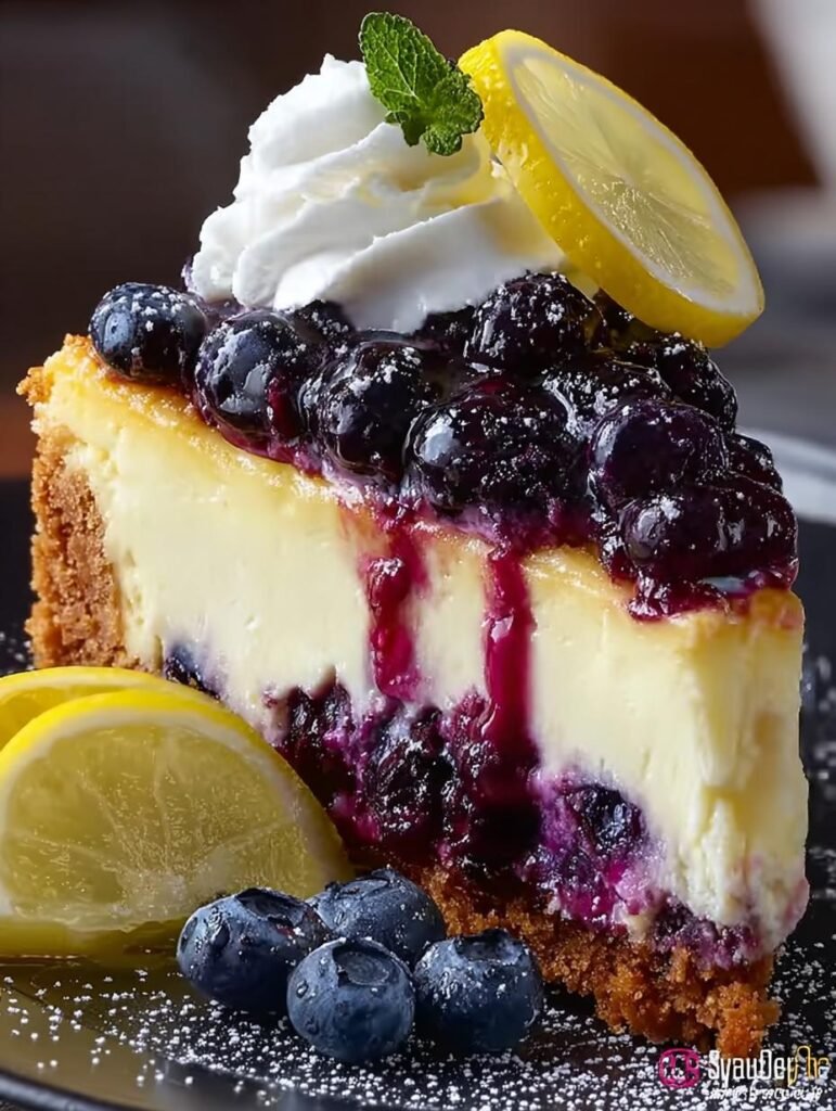 Lemon Blueberry Cheesecake Magic