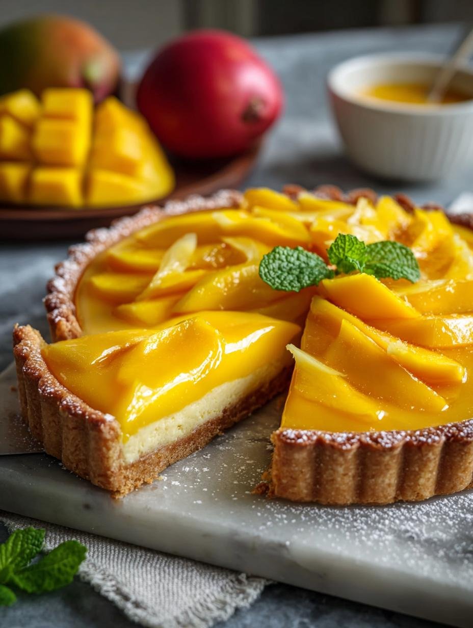 Delicious Mango Curd Tart: 5 Reasons to Try It Today - Mango Curd Tart - main visual representation