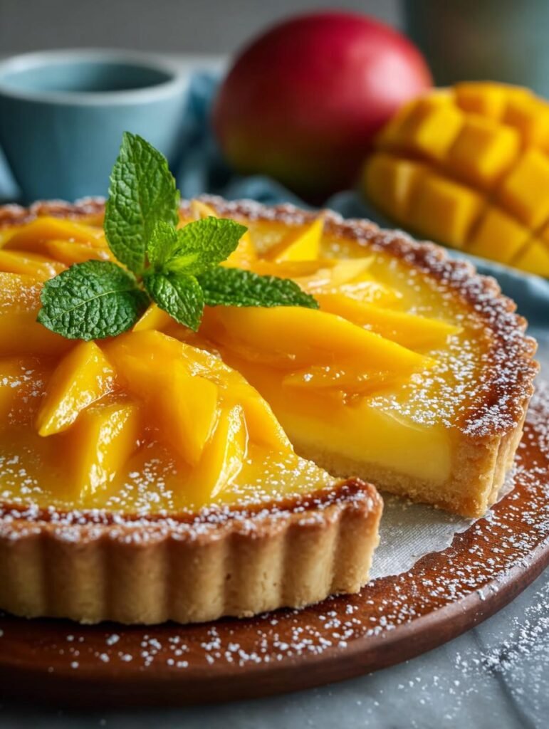 Mango Curd Tart