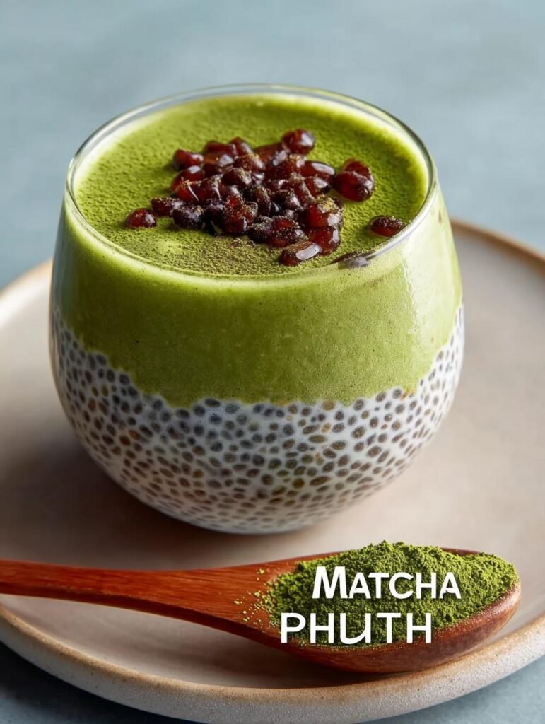 Matcha Chia Pudding