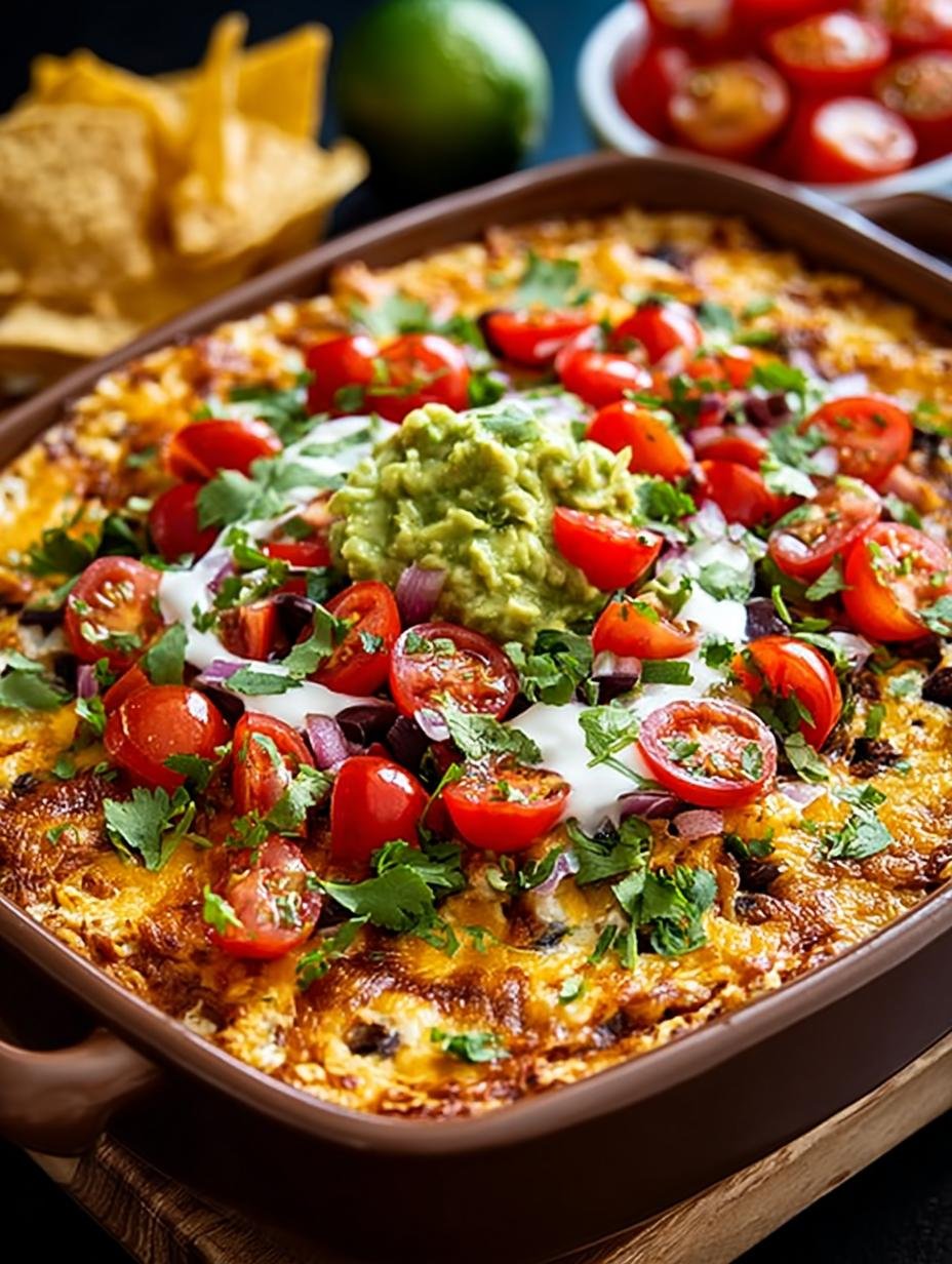 Best Mexican Layer Dip: 7 Layers of Flavorful Delight - Mexican Layer Dip - additional detail