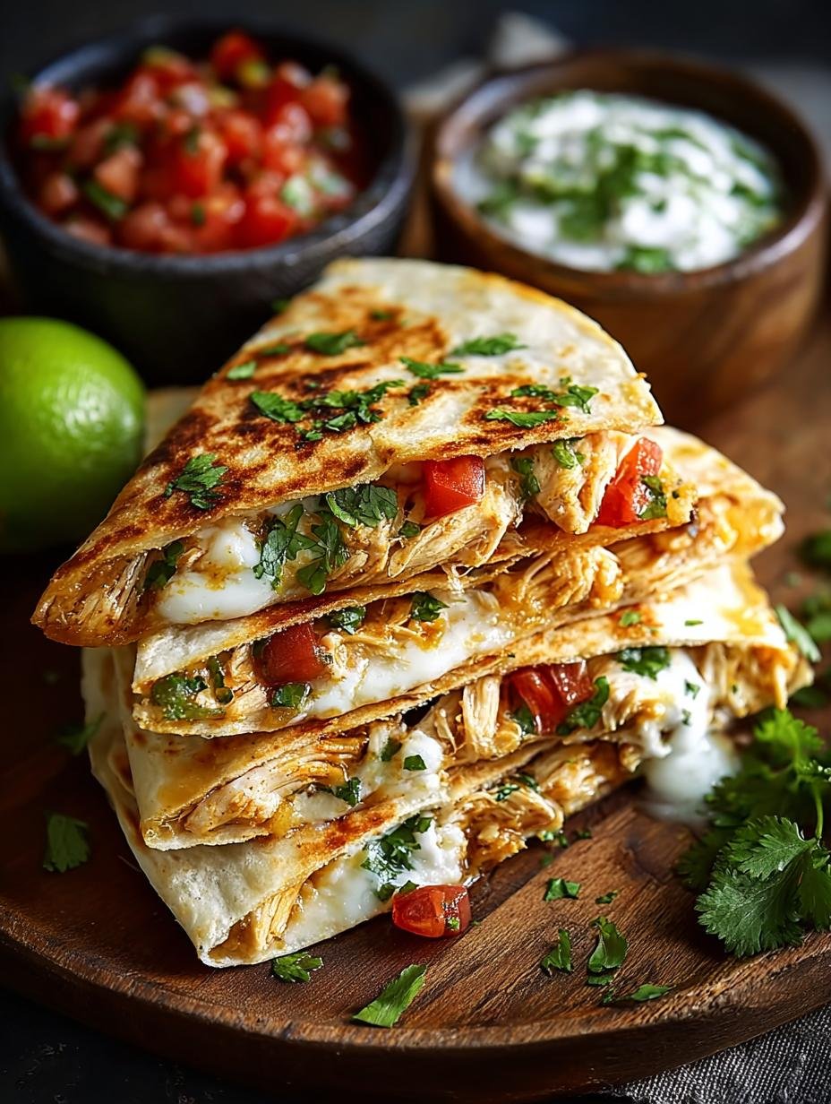 Mini Chicken Quesadillas: 8 Easy Bites for Gatherings - Mini Chicken Quesadillas - additional detail