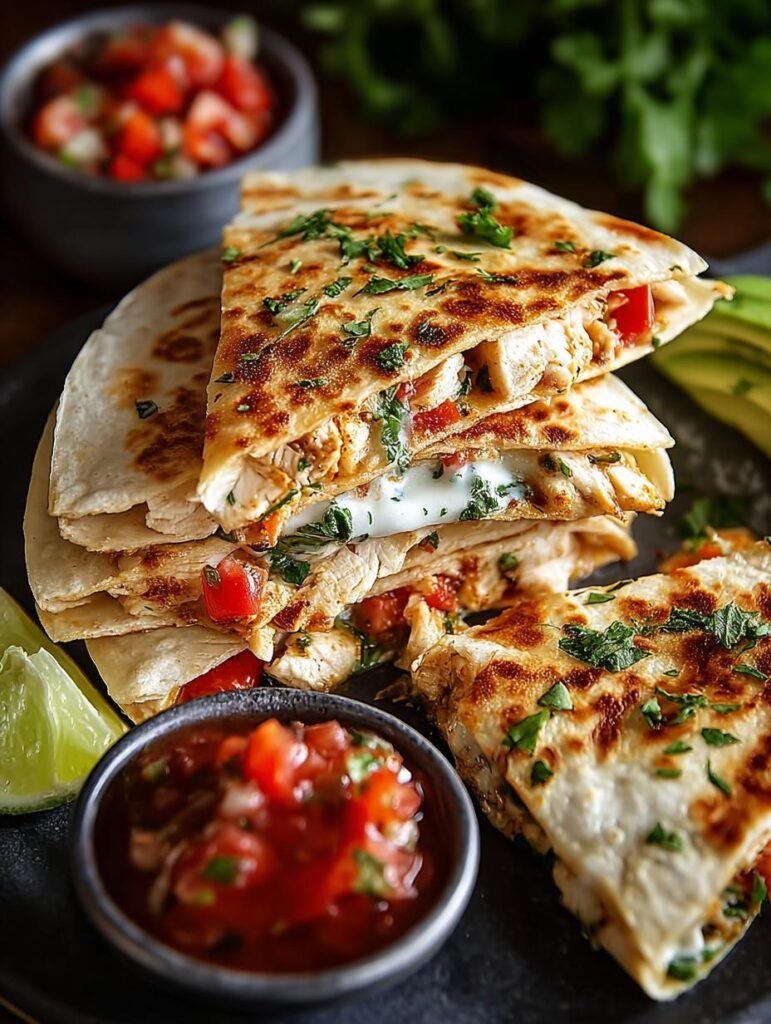 Mini Chicken Quesadillas