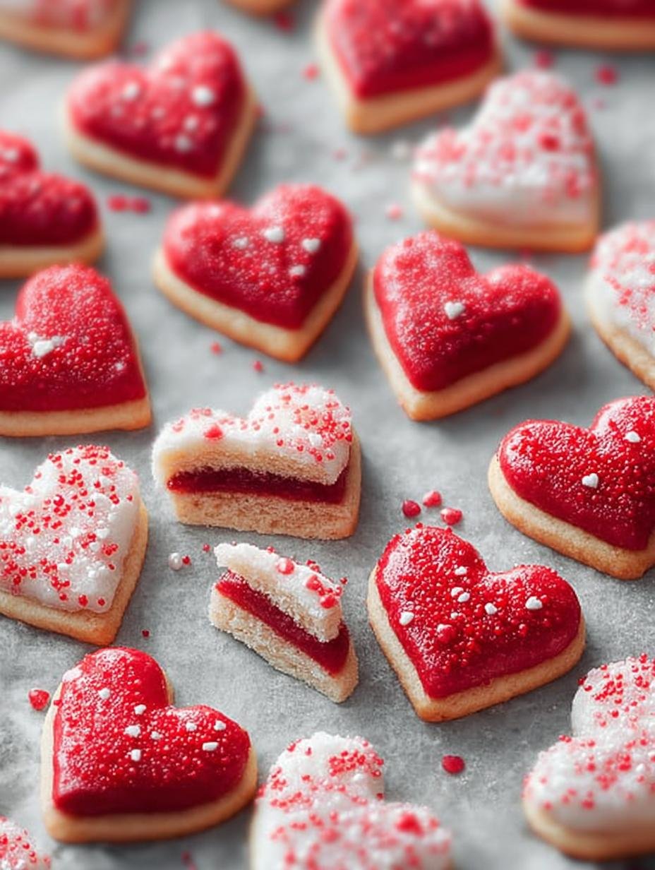 Mini Heart Sugar Cookies: 24 Irresistibly Cute Treats - Mini Heart Sugar Cookies - main visual representation