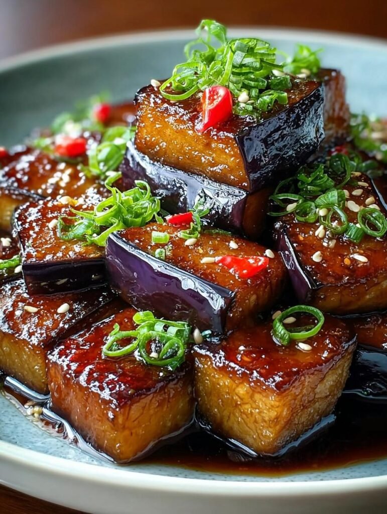 Miso Glazed Eggplant
