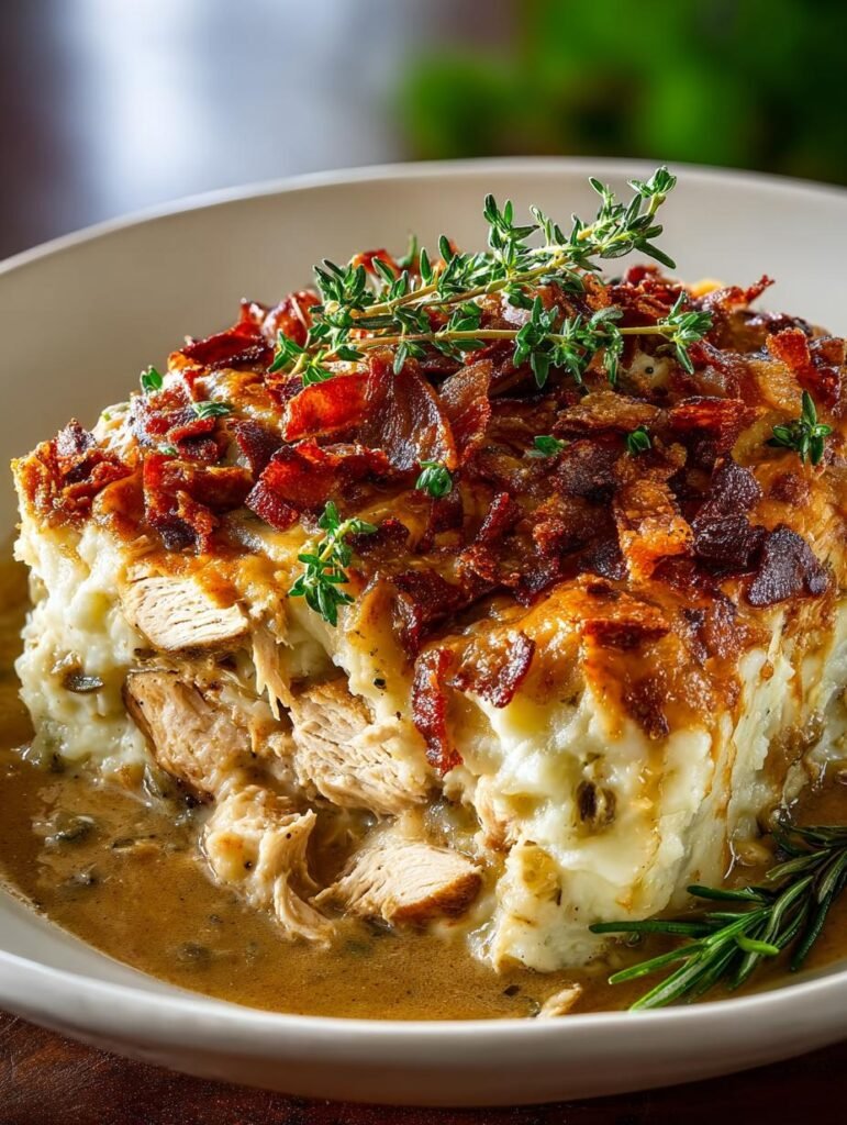 Mississippi Mud Chicken Casserole