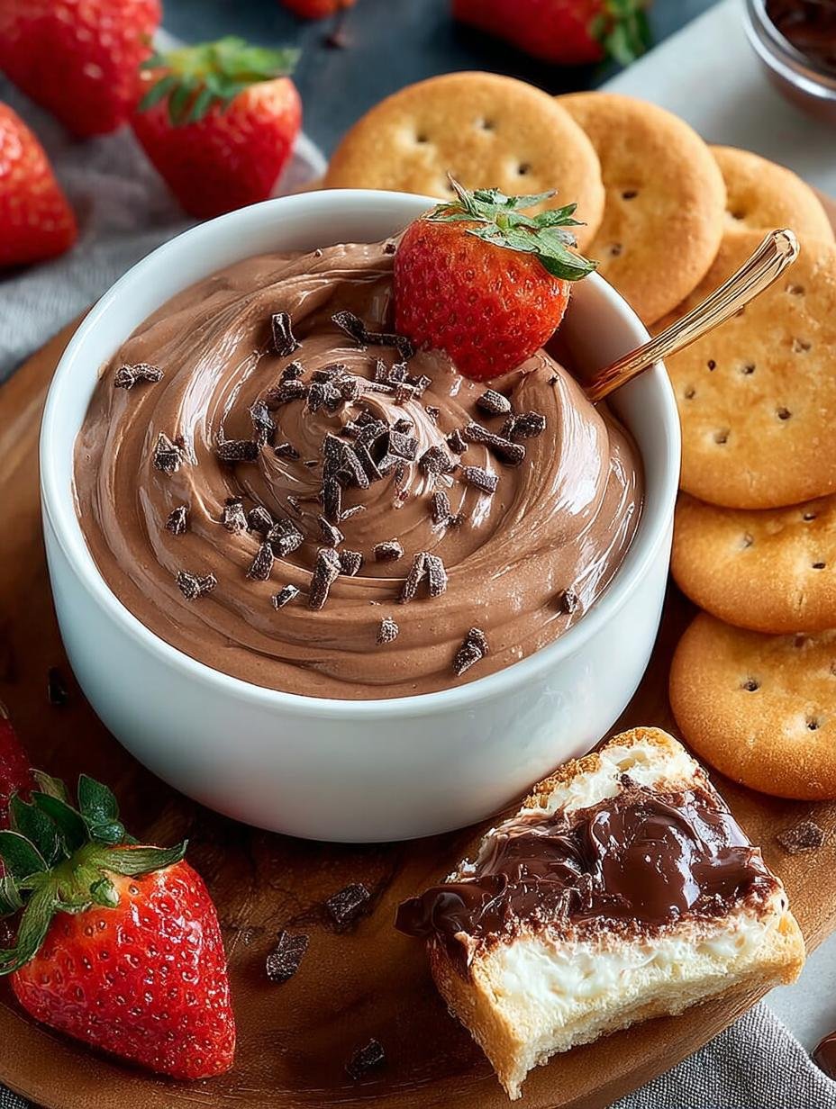Nutella Fruit Dip: 4 Ingredients for Creamy Bliss - Nutella Fruit Dip - main visual representation