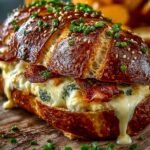 Oktoberfest Beer Cheese Pretzel