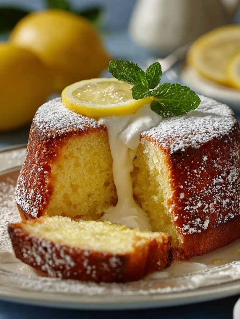 Old Fashioned Lemon Pound