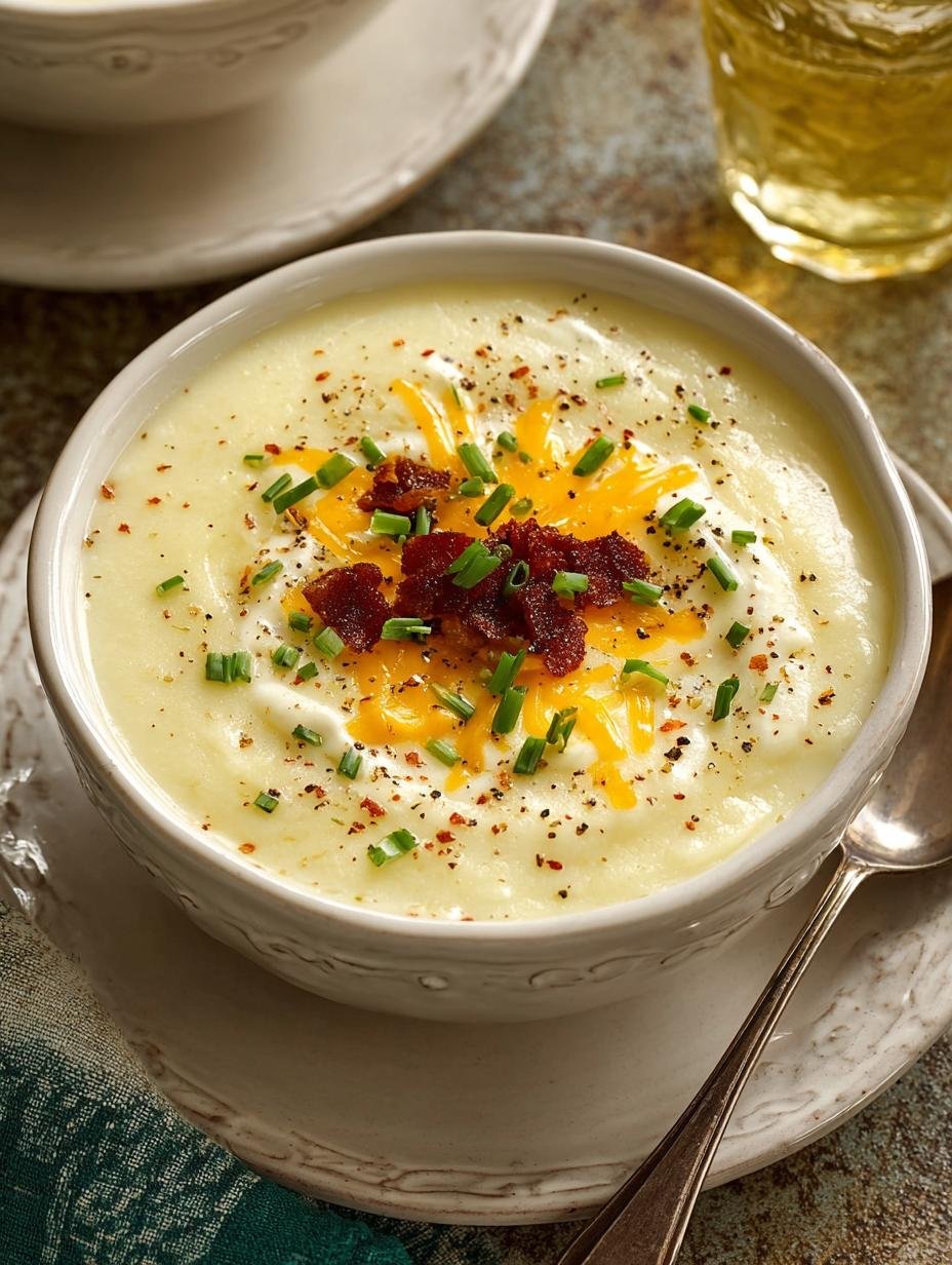 Old Fashioned Potato Soup: 4 Ingredients of Pure Comfort - Old Fashioned Potato Soup - main visual representation