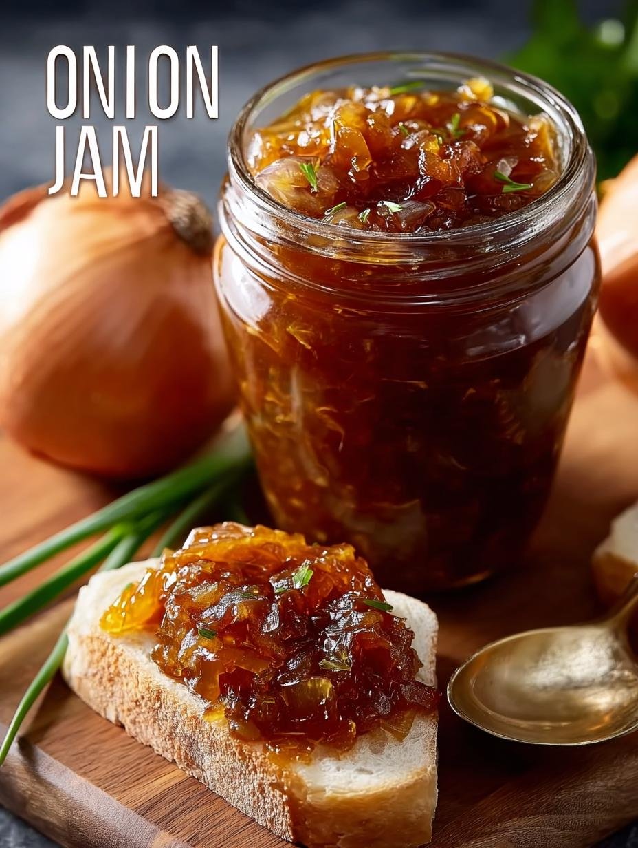 Onion Jam: 6 Irresistible Ways to Enjoy This Sweet Spread - Onion Jam - main visual representation