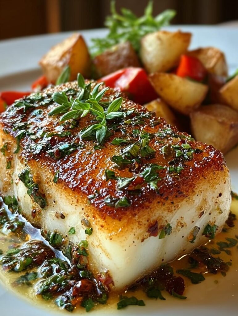 Pan Seared White Fish
