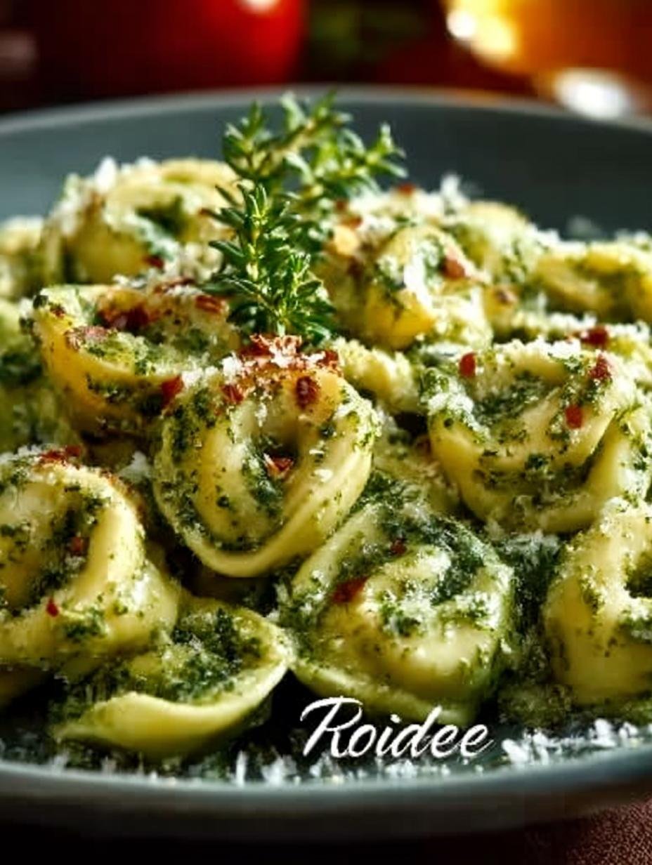 Delicious Pesto Alfredo Tortellini: 7 Steps to Perfection - Pesto Alfredo Tortellini - additional detail