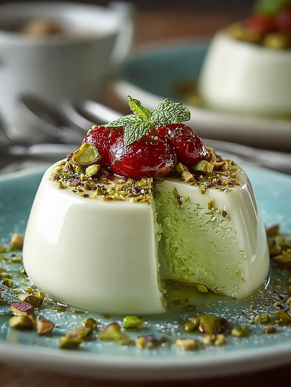 5 Reasons to Love Pistachio Panna Cotta as Your Dessert - Pistachio Panna Cotta - additional detail