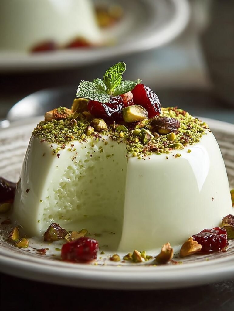 Pistachio Panna Cotta