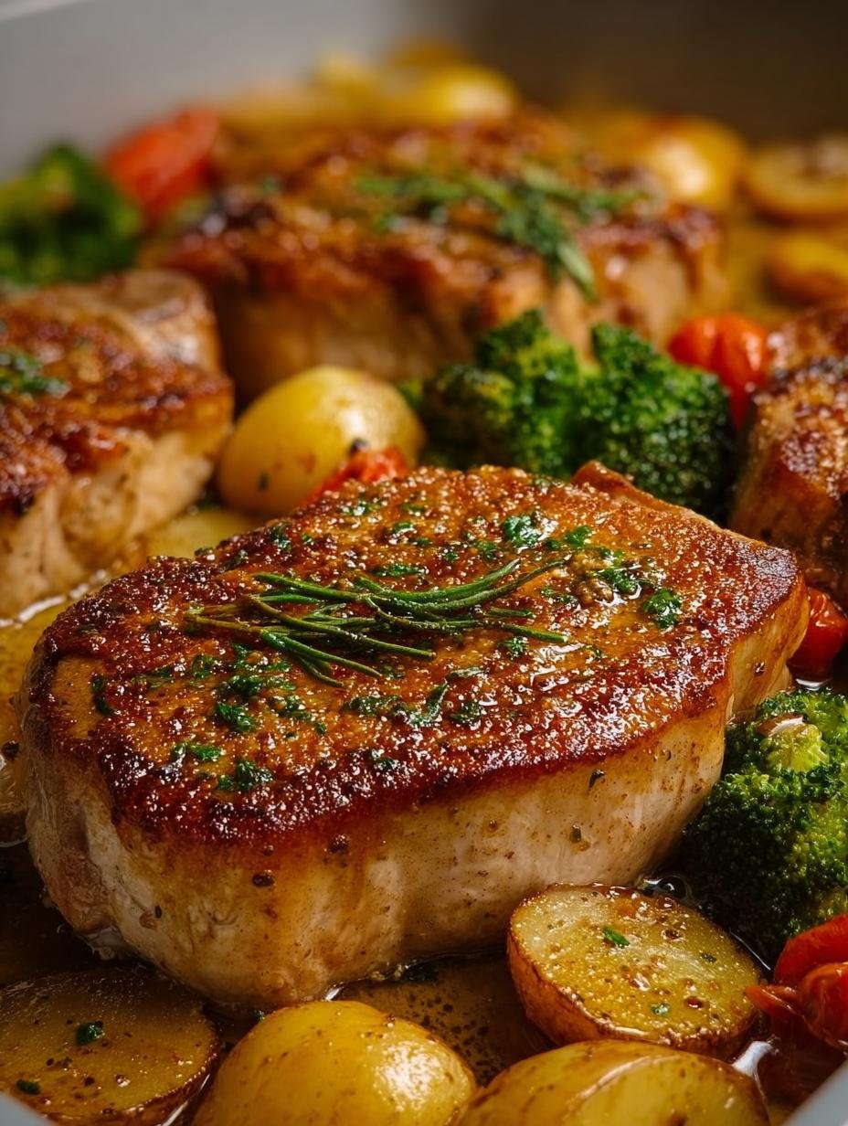 Pork Chops Sheet Pan