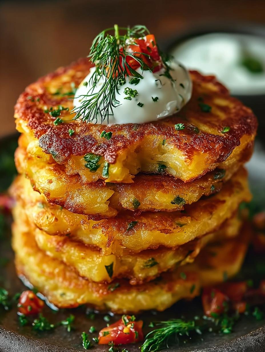 Crispy Potato Pancakes Recipe: 10 Minutes to Perfection - Potato Pancakes - main visual representation