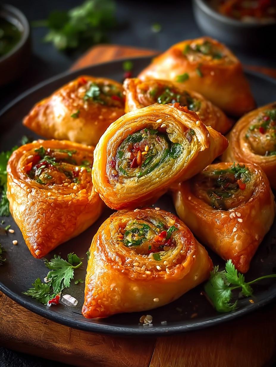 Samosa Pinwheels: 7 Irresistible Spicy Potato Delights - Samosa Pinwheels - main visual representation